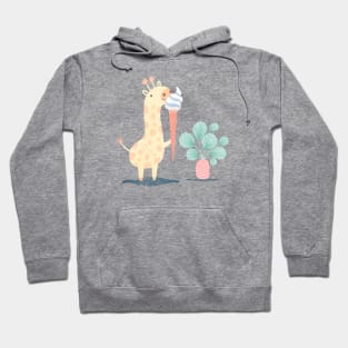 Ice cream giraffe Hoodie